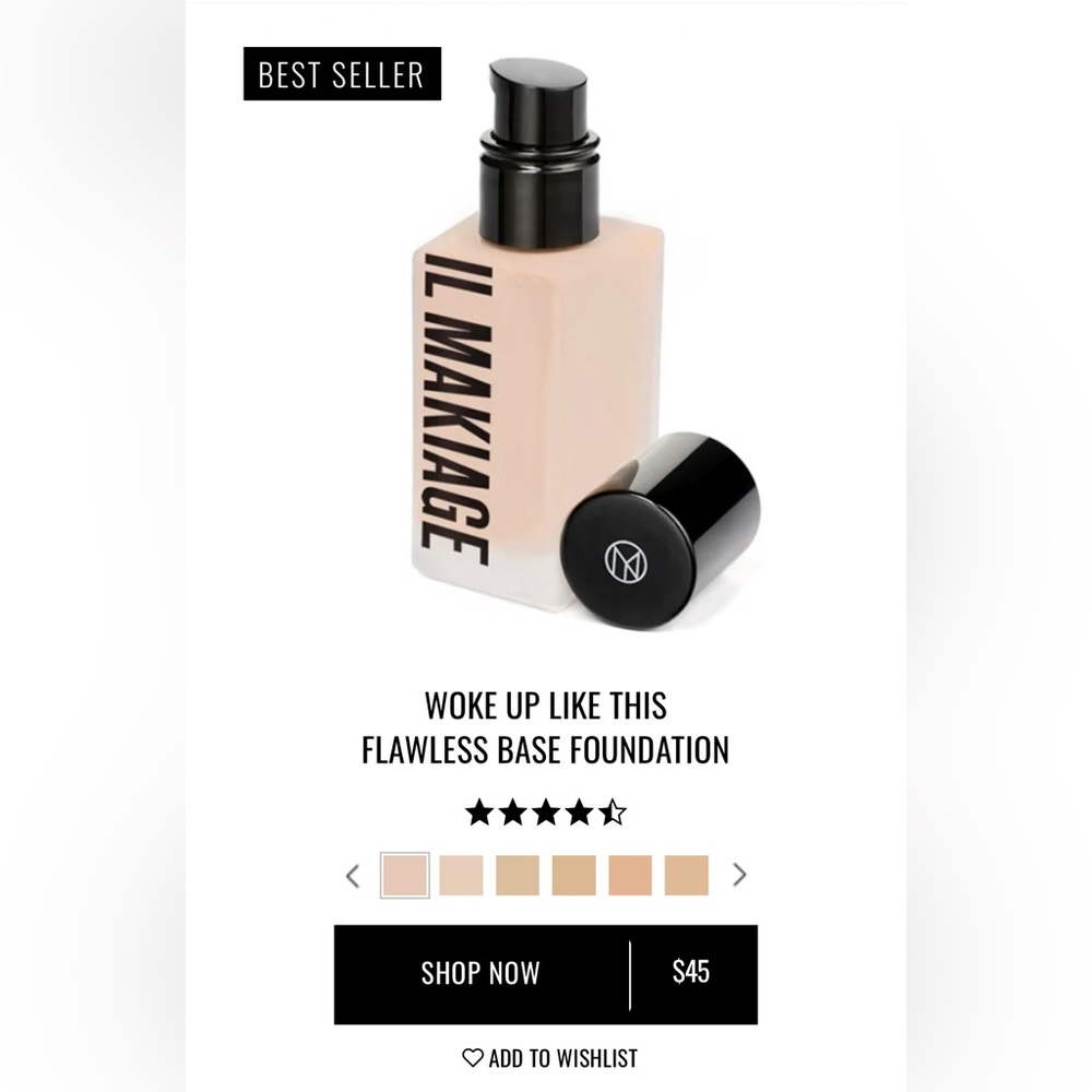 il Makiage Woke up like this flawless base foundation color 060